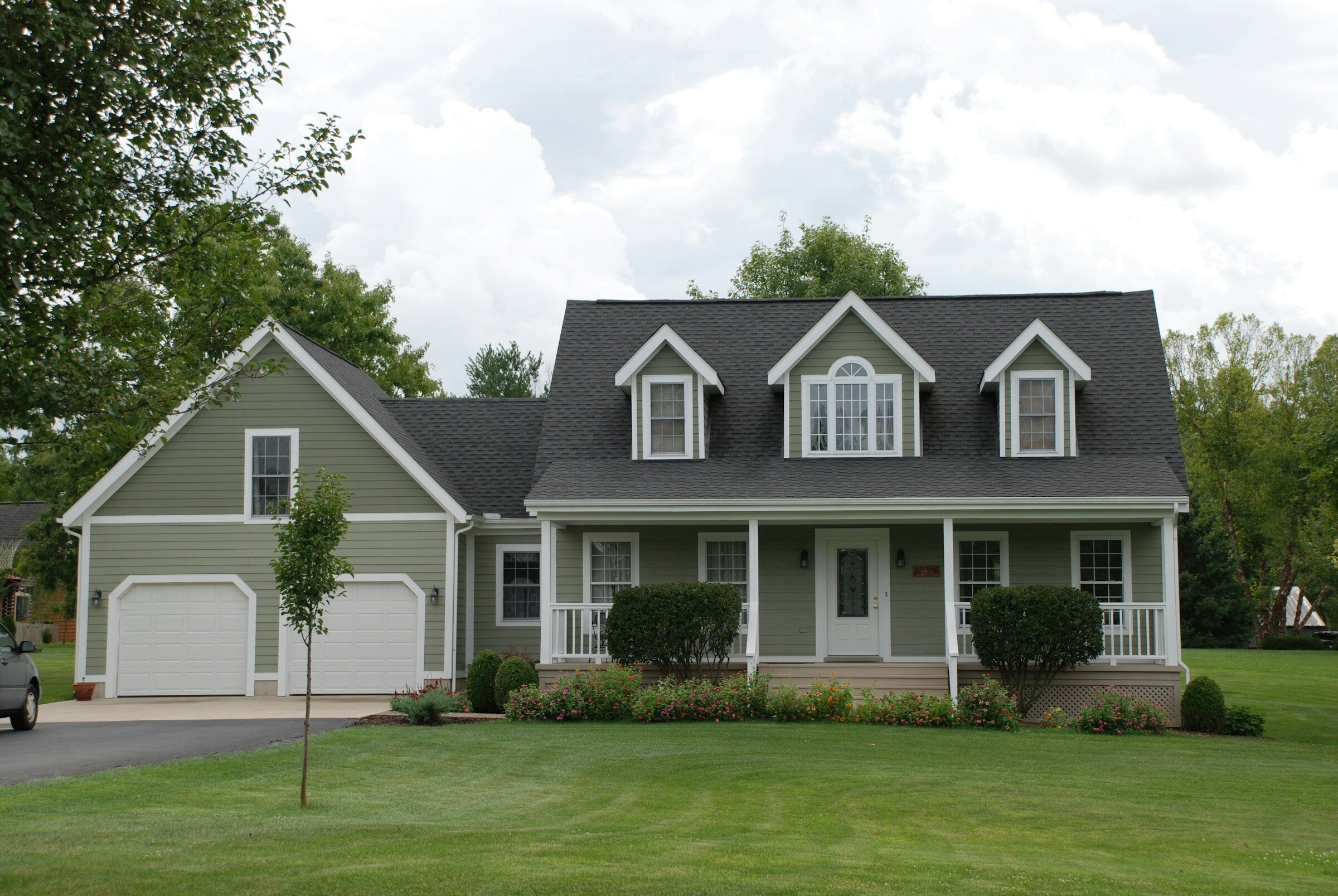 Residential siding, illustrative