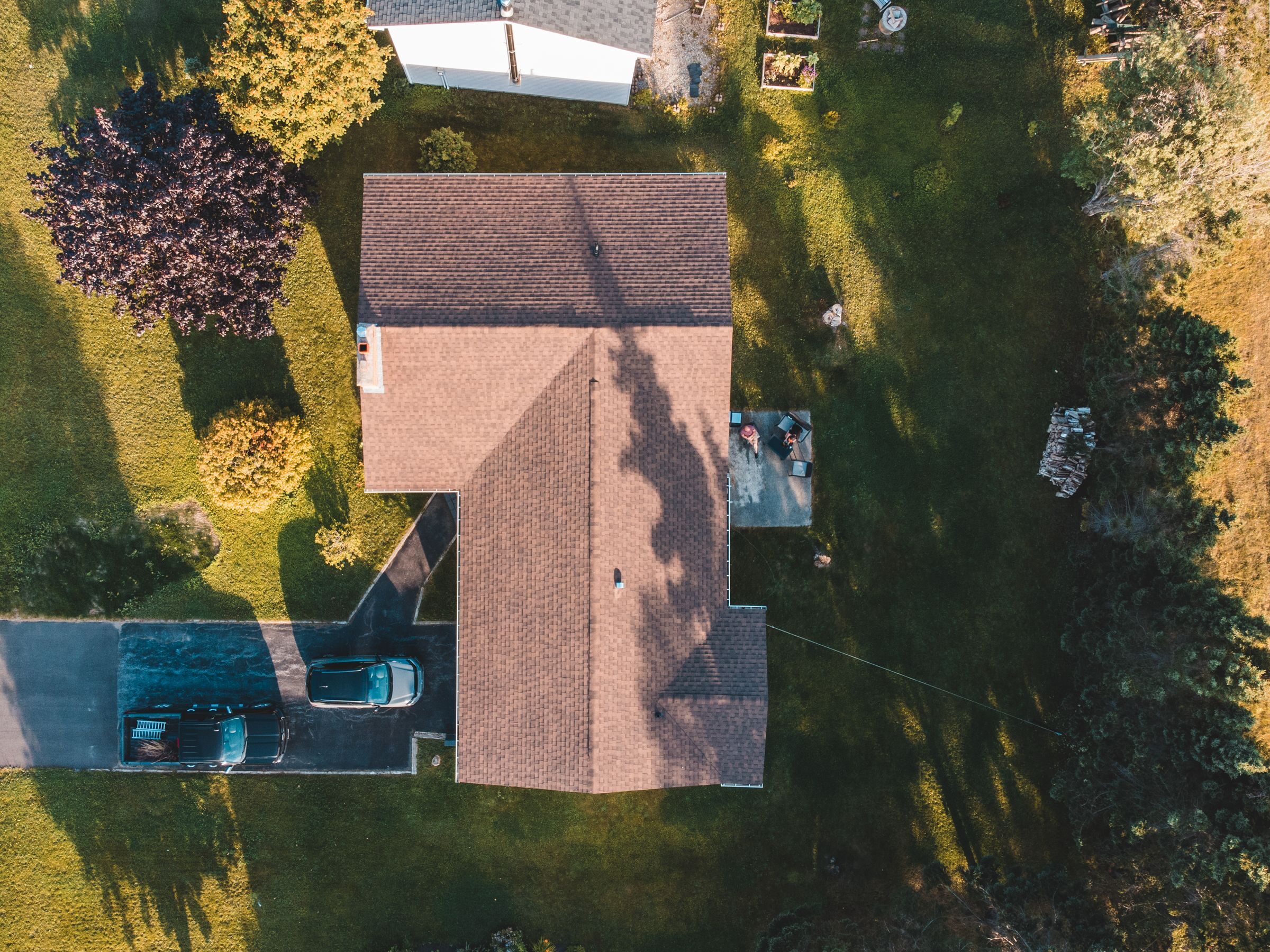 A roof inspection under way, illustrative