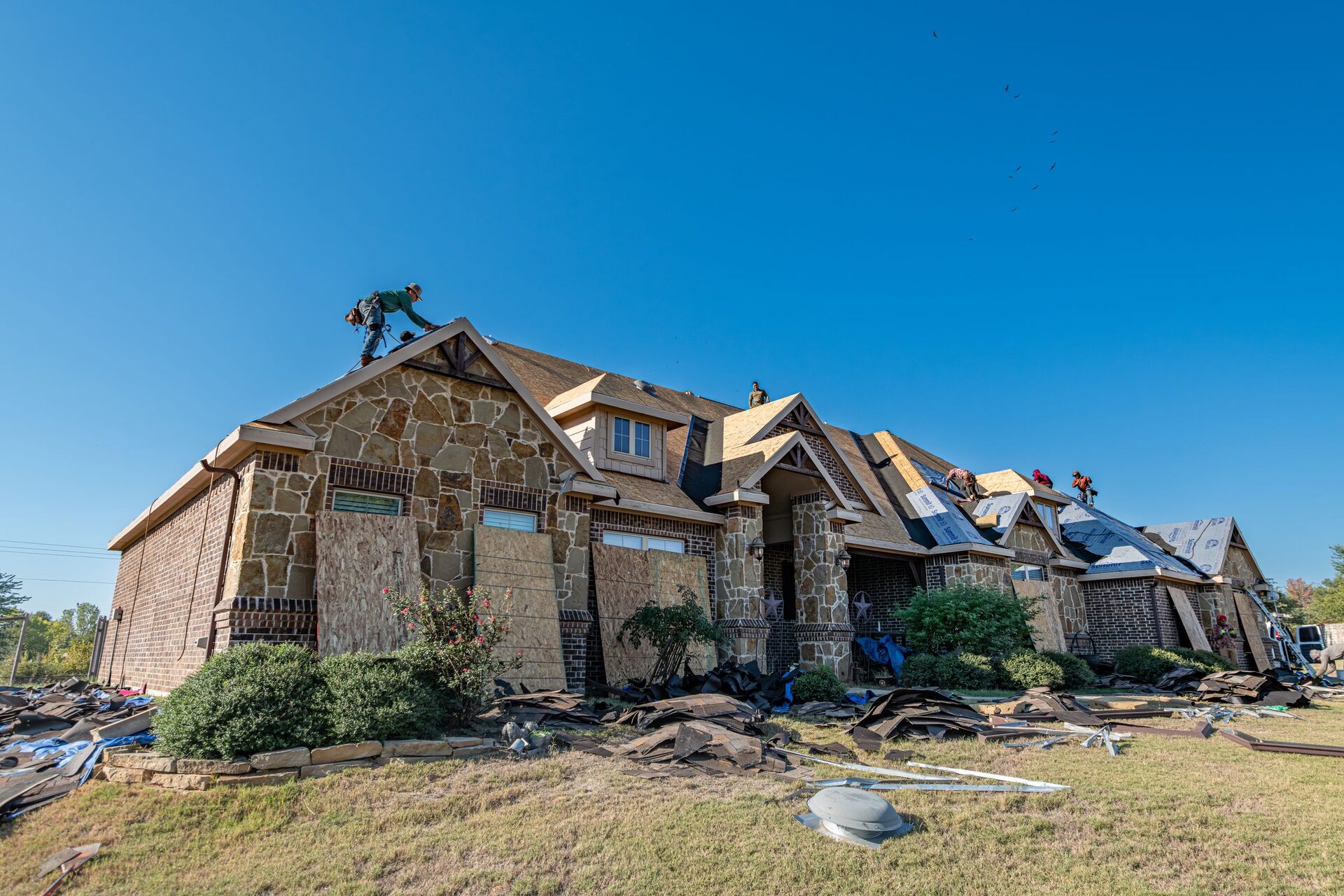 Roof Replacement, illustrative